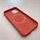 Cиликоновый чехол  iLoungeMax Silicone Case MagSafe Pink Citrus для iPhone 12 | 12 Pro OEM
