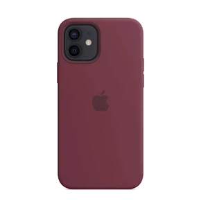 Силиконовый чехол iLoungeMax Silicone Case MagSafe Plum для iPhone 12 | 12 Pro OEM (c поддержкой анимации)  - Фото 1