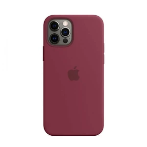 Силіконовий чохол iLoungeMax Silicone Case MagSafe Plum для iPhone 12 Pro Max OEM (c підтримкою анімації)  - Фото 1
