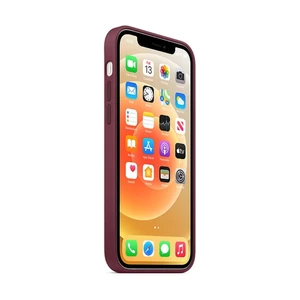 Силиконовый чехол iLoungeMax Silicone Case MagSafe Plum для iPhone 12 | 12 Pro OEM (c поддержкой анимации) - Фото 3