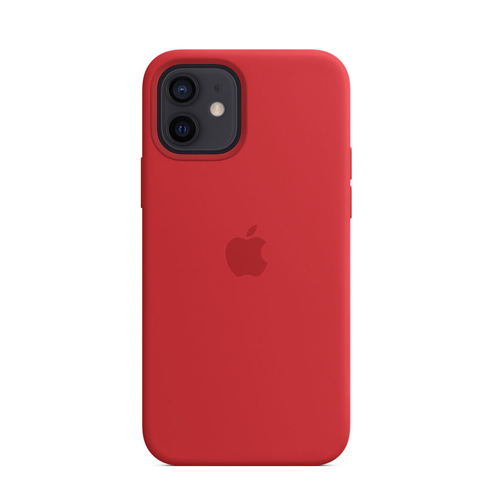 Cиликоновый чехол  iLoungeMax Silicone Case MagSafe (PRODUCT)RED для iPhone 12 | 12 Pro OEM