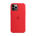 Силиконовый чехол iLoungeMax Silicone Case MagSafe (PRODUCT) Red для iPhone 12 Pro Max OEM (c поддержкой анимации)
