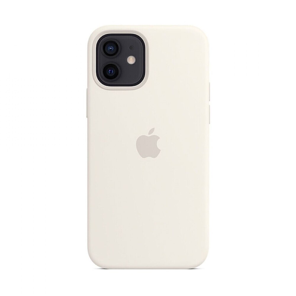 Силиконовый чехол iLoungeMax Silicone Case MagSafe White для iPhone 12 | 12 Pro OEM (c поддержкой анимации)