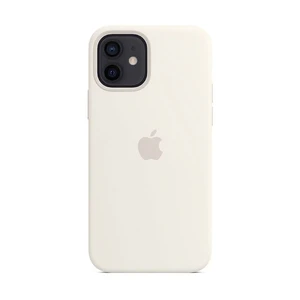 Силиконовый чехол iLoungeMax Silicone Case MagSafe White для iPhone 12 | 12 Pro OEM (c поддержкой анимации)  - Фото 1