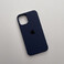 Силиконовый чехол iLoungeMax Silicone Case Midnight Blue для iPhone 12 mini OEM - Фото 7