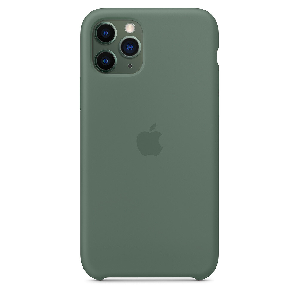Силиконовый чехол iLoungeMax Silicone Case Pine Green для iPhone 11 Pro OEM (MWYP2)