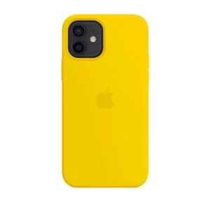 Силиконовый чехол iLoungeMax Silicone Case Yellow для iPhone 12 | 12 Pro OEM - Фото 2