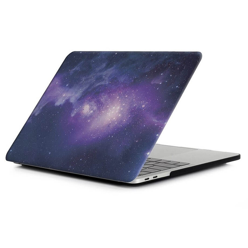 Пластиковый чехол iLoungeMax Soft Touch Matte Purple Galaxy для MacBook Pro 16" (2019)