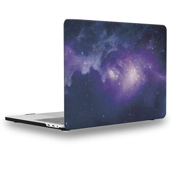 Пластиковий чохол iLoungeMax Soft Touch Matte Purple Galaxy для MacBook Pro 13" (M2 | M1 | 2022 | 2020 | 2019 | 2018) у Рівному