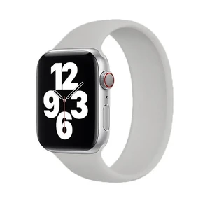 Силиконовый монобраслет iLoungeMax Solo Loop Gray для Apple Watch Ultra 49mm | 45mm | 44mm | 42mm Size L OEM  - Фото 1