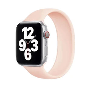 Силіконовий монобраслет iLoungeMax Solo Loop Pink для Apple Watch Ultra 49mm | 45mm | 44mm | 42mm Size M OEM  - Фото 1