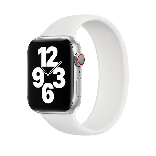 Силіконовий монобраслет iLoungeMax Solo Loop White для Apple Watch 41mm | 40mm | 38mm Size S OEM у Рівному