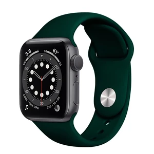 Ремінець iLoungeMax Sport Band Ultra 49mm | 45mm | 44mm | 42mm Forest Green для Apple Watch  OEM  - Фото 1