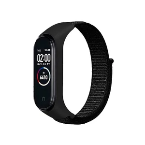 Нейлоновий ремінець iLoungeMax Sport Loop Black для Xiaomi Mi Band 5 | 6