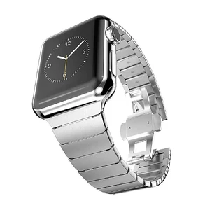 Металический ремешок iLoungeMax Stainless Metal Strap Silver для Apple Watch 41mm | 40mm | 38mm  - Фото 1