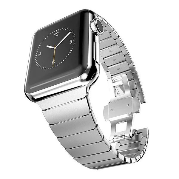 Металевий ремінець iLoungeMax Stainless Metal Strap Silver для Apple Watch Ultra 49mm | 45mm | 44mm | 42mm у Вінниці