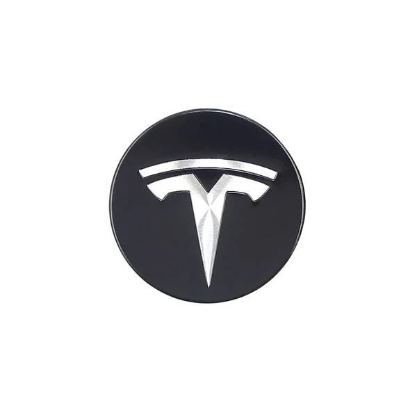 Ковпачки (заглушки) iLoungeMax на маточини колеса TESLA Model X | S | 3 XWC1385-01 57 мм. Black / Silver (4 шт.) у Рівному