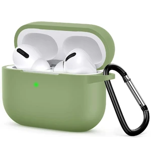 Чехол с карабином iLoungeMax TPU Case Light Green для AirPods Pro  - Фото 1