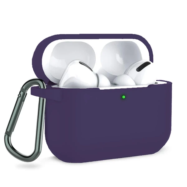 Чохол з карабіном iLoungeMax TPU Case Lavander для AirPods Pro у Рівному