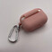 Чехол с карабином iLoungeMax TPU Case Pink для AirPods Pro - Фото 4