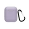 Фиолетовый силиконовый чехол с карабином iLoungeMax TPU Case Violet для AirPods 2 | 1  - Фото 1