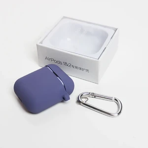 Чохол з карабіном для AirPods 2 | 1 iLoungeMax TPU Case Violet - Фото 3