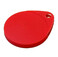Силиконовый брелок с карабином iLoungeMax Water Droplets Silicone Case Red для Apple AirTag