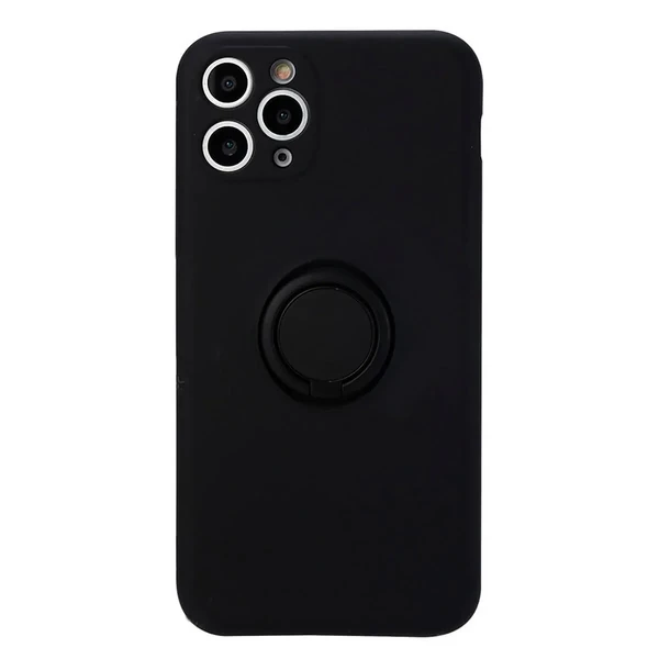 Силіконовий чохол з кільцем iLoungeMax With Ring Black для iPhone 11 Pro у Вінниці
