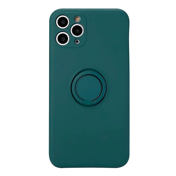 Силіконовий чохол з кільцем iLoungeMax With Ring Forest Green для iPhone 11 Pro Max