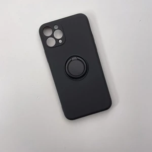 Силіконовий чохол з кільцем iLoungeMax With Ring Black для iPhone 11 Pro - Фото 2