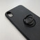 Силиконовый чехол с кольцом iLoungeMax With Ring Black для iPhone XR