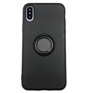 Силіконовий чохол з кільцем iLoungeMax With Ring Black для iPhone X | XS  - Фото 1