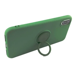 Силіконовий чохол з кільцем iLoungeMax With Ring Forest Green для iPhone X | XS - Фото 2