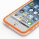 Двухцветный бело-оранжевый бампер oneLounge для iPhone 5/5S/SE  - Фото 1