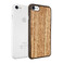 Чехол Ozaki O!coat 0.3 Jelly + Wood 2 in 1 Pack Transparent | Zebrano для iPhone SE 3 | SE 2 | 8 | 7  - Фото 1