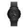 Часы Pebble Time Round Black with Nero Black Leather Band 20mm - Фото 3