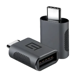 Адаптер (переходник) для быстрой передачи данных iLoungeMax OTG Armor Type-C to USB-A Space Grey ARM69356 - Фото 1