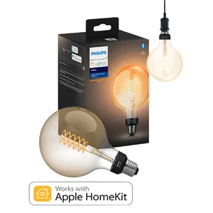 Умная LED лампочка Philips Hue Retro G125 E27 Apple HomeKit - Фото 2
