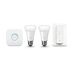 Умные светодиодные лампочки Philips Hue White Ambiance A19 Starter Kit E27 Apple HomeKit (2 шт)  - Фото 1