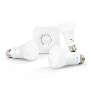 Умные светодиодные лампочки Philips Hue White and Color Ambiance A19 Starter Kit E27 Apple HomeKit (3 шт) 464479 - Фото 1