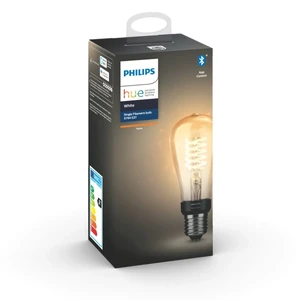 Розумна LED лампочка Philips Hue White Filament Edison ST64 E27 Apple HomeKit (1 шт.) - Фото 2