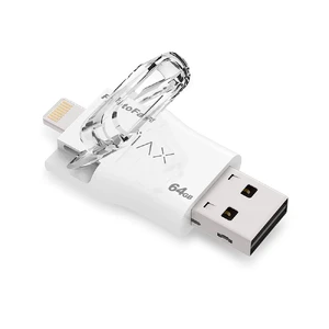 USB флешка PhotoFast i-FlashDrive MAX U3 64GB White для iPhone | iPad - Фото 2