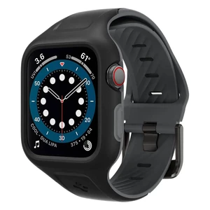Чорний протиударний чохол-ремінець Spigen Liquid Air Pro для Apple Watch 40 mm SE 6 | 5 | 4 - Фото 2