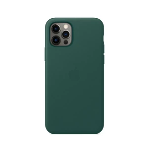 Шкіряний чохол iLoungeMax Genuine Leather Case MagSafe Pine Green для iPhone 12 Pro Max ОЕМ
