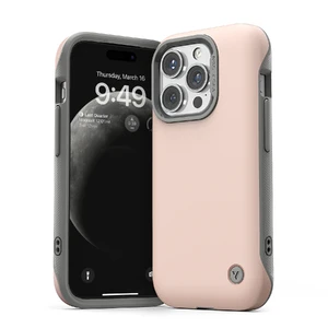 Противоударный чехол с MagSafe VRS Design Case Terra Guard Modern Pink Sand для iPhone 15 Pro Max  - Фото 1