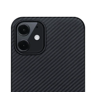 Карбоновый чехол-накладка Pitaka Air Case Black/Grey для iPhone 12 mini - Фото 3