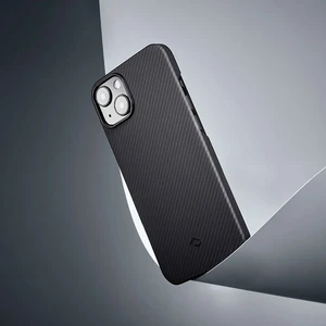 Карбоновий чохол-накладка Pitaka Air Case Black/Gray для iPhone 13 mini - Фото 4