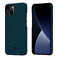 Карбоновый чехол-накладка Pitaka MagEZ Case 2 Black/Blue для iPhone 13 mini KI1308 - Фото 1