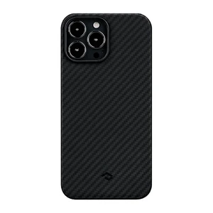 Карбоновий чохол-накладка Pitaka MagEZ Case 2 Black/Grey для iPhone 13 - Фото 2