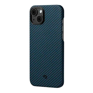 Противоударный чехол Pitaka MagEZ Case 3 Twill 1500D Black/Blue для iPhone 14 Plus - Фото 2